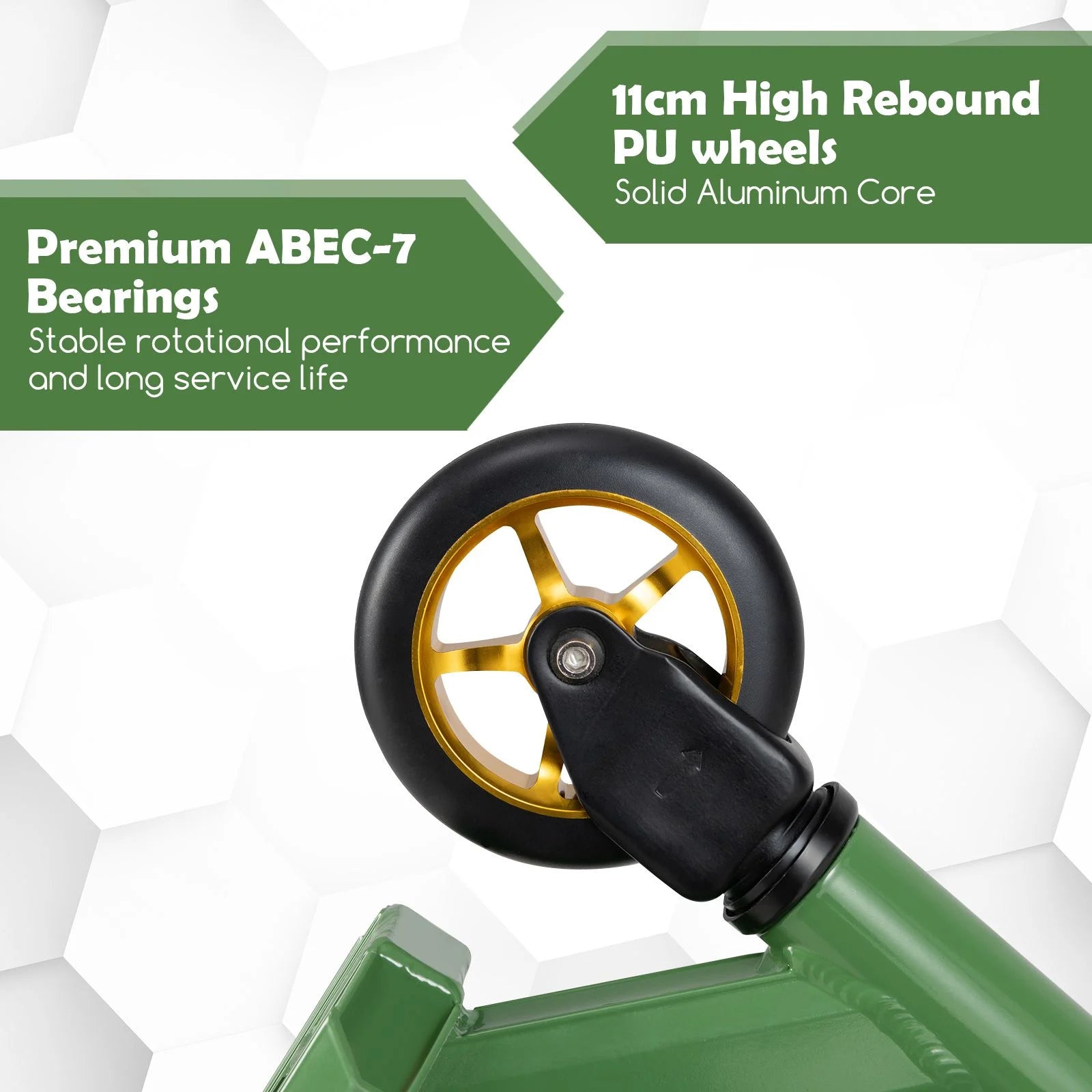 Stunt Scooter Pro Trick Scooter with 2 PU Wheels for Kids