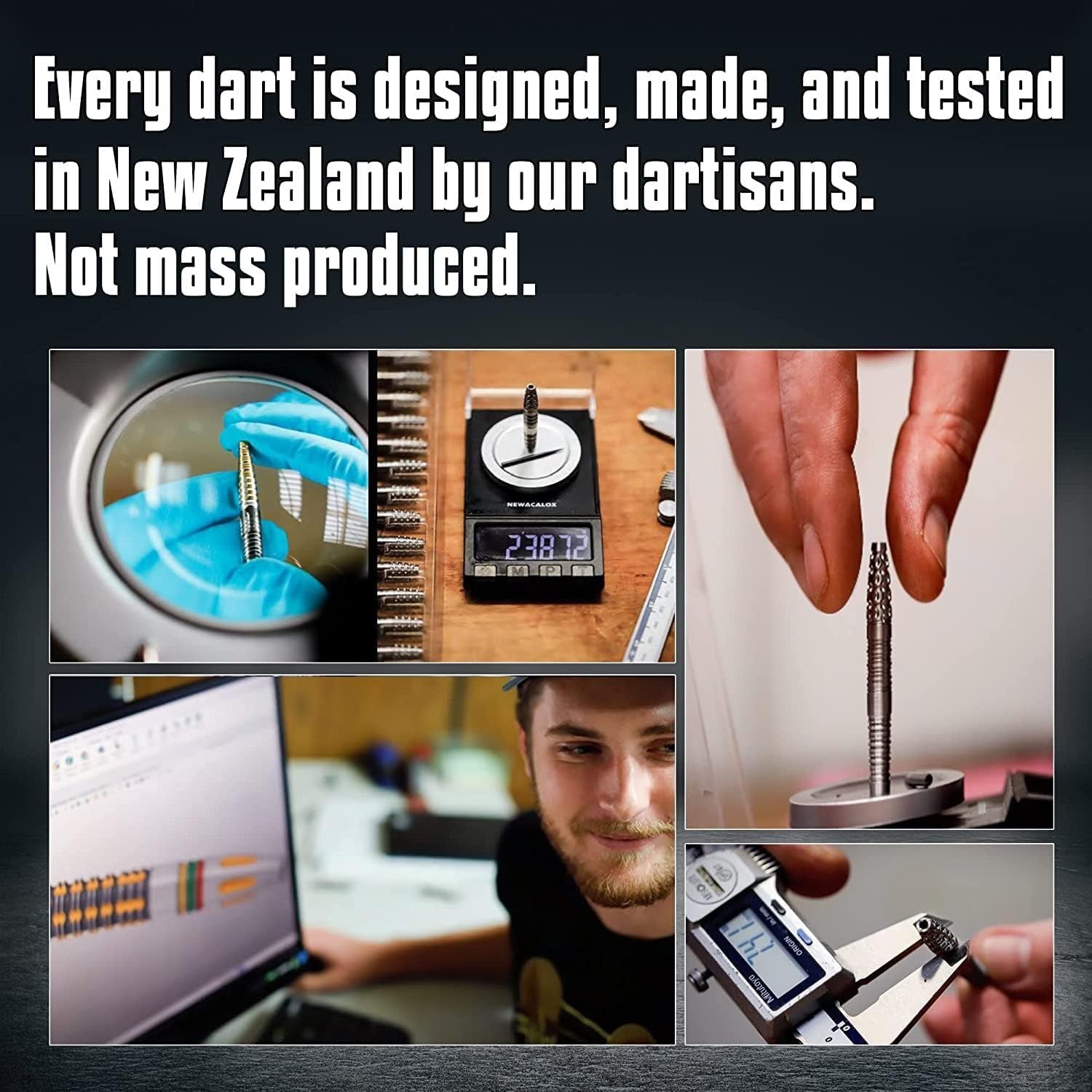 Darts Zen Dojo-Steel Tip Dart Set-Front Weighted-80% Tungsten Barrels