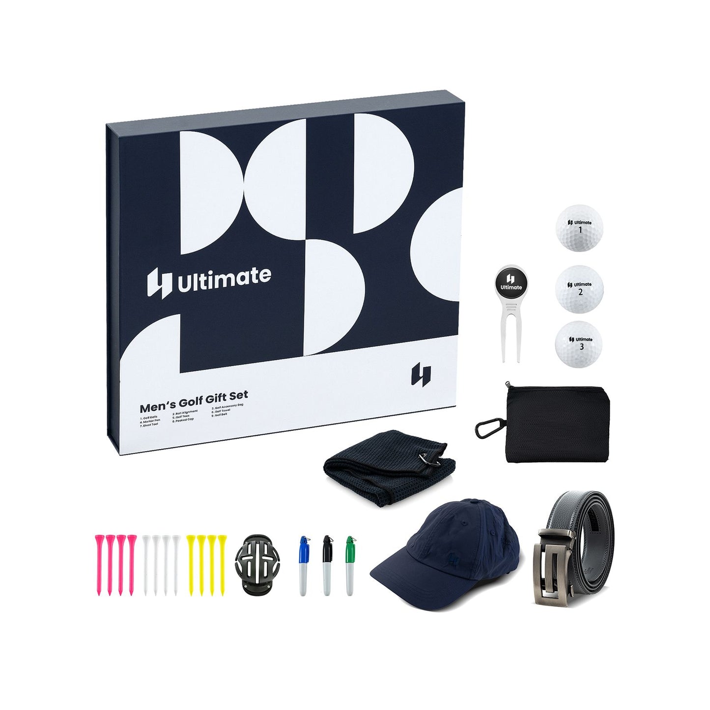 Complete Golf Accessories Set Hi-End Golf Gift Box for Men/Women