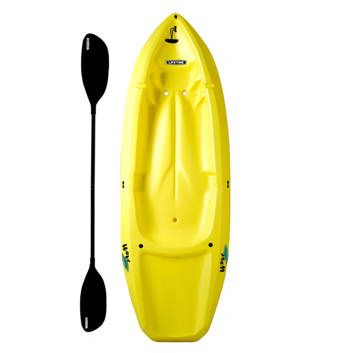 Wave 6Ft (180 Cm) Sit on Youth Kayak + Paddle
