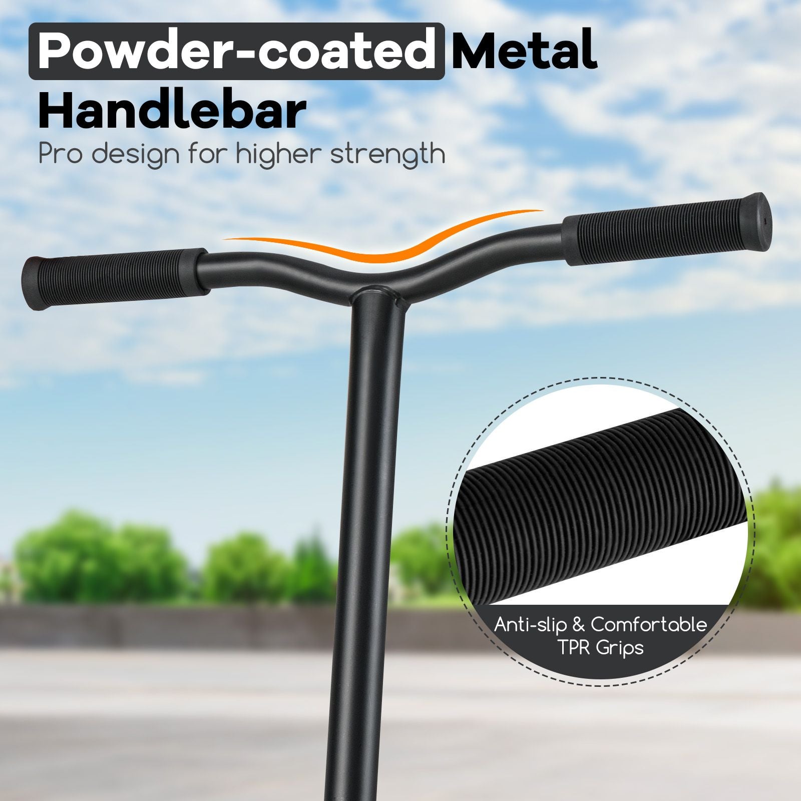 Stunt Scooter Pro Trick Scooter with 2 PU Wheels for Kids