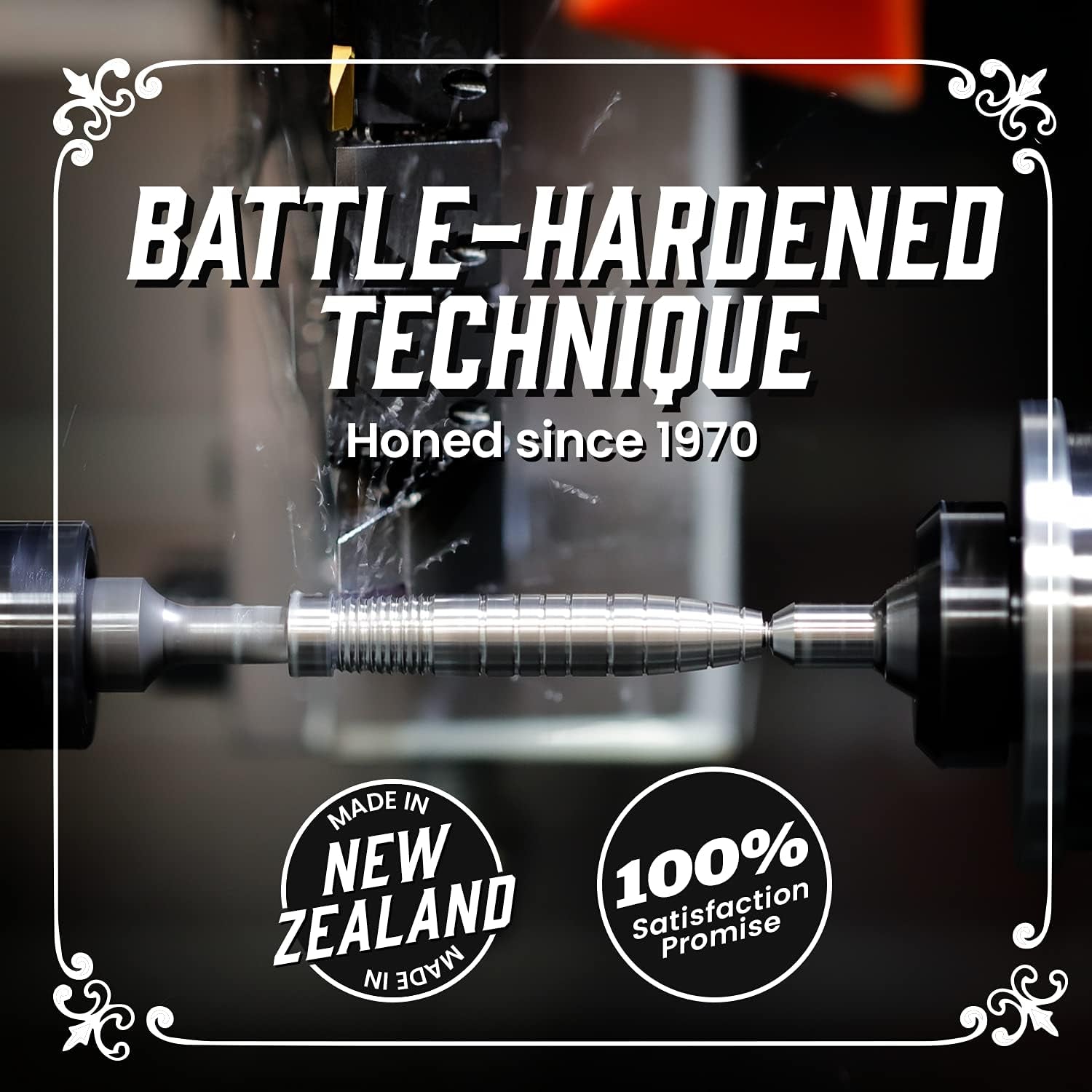 Darts Zen Dojo-Steel Tip Dart Set-Front Weighted-80% Tungsten Barrels