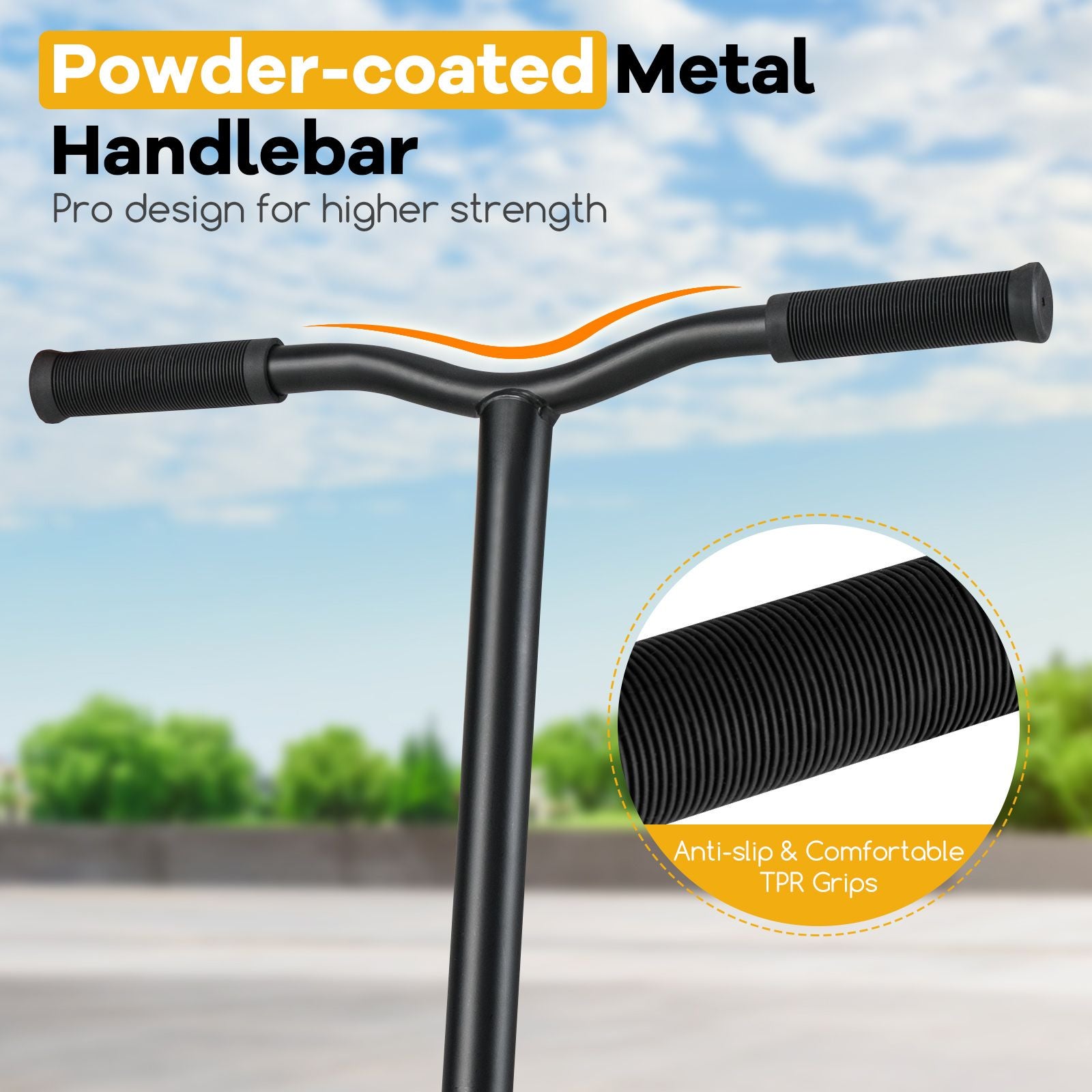 Stunt Scooter Pro Trick Scooter with 2 PU Wheels for Kids