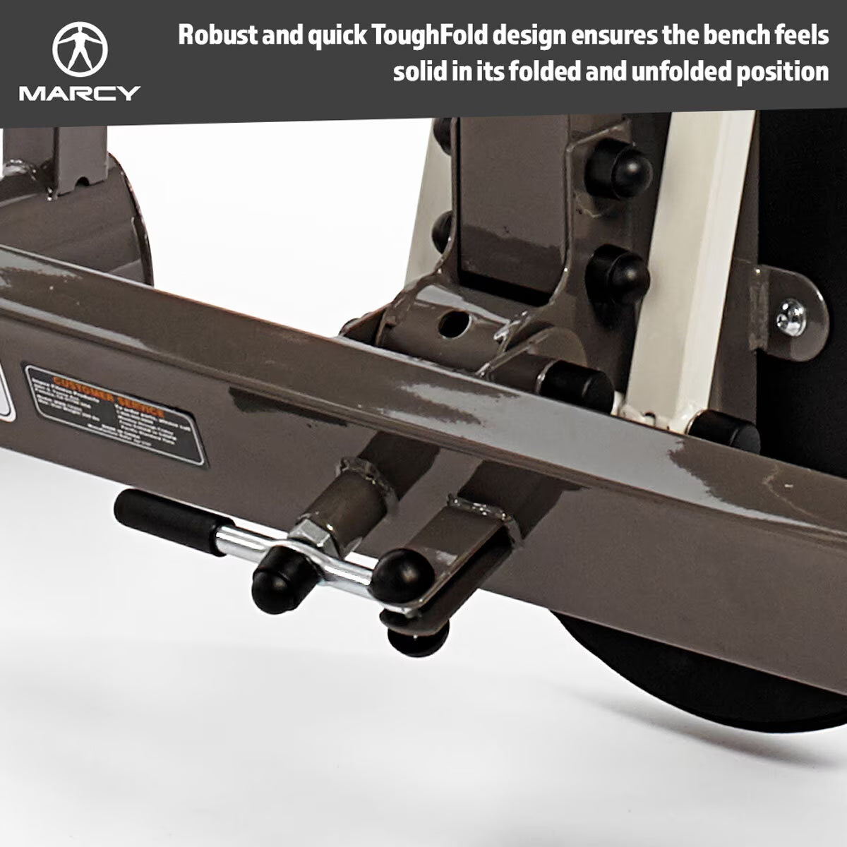 MWB-70205 Folding Olympic Barbell Bench with Rear Squat Rack