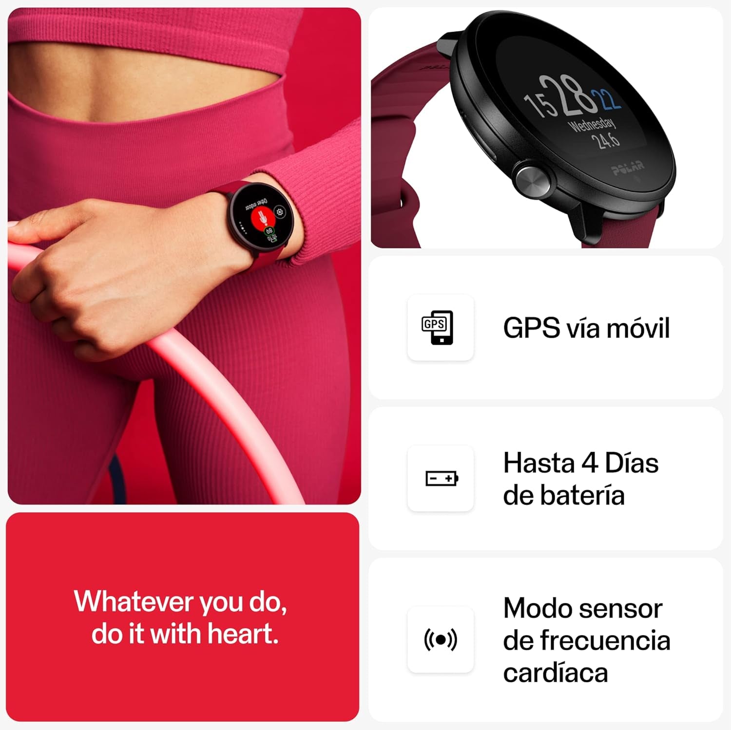 Unite – Fitness & Activity Tracking Watch with Connected GPS, Sleep Analysis, Smart Workout Guidance & 130+ Sport Profiles