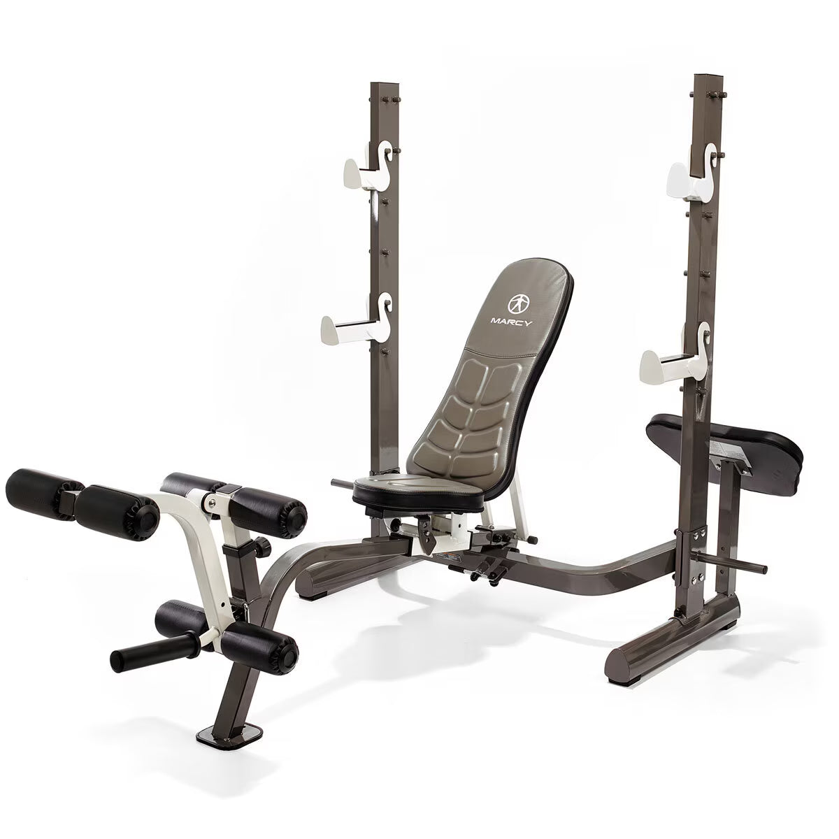 MWB-70205 Folding Olympic Barbell Bench with Rear Squat Rack