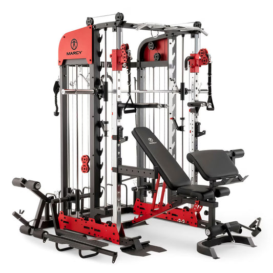 SM-7553 Pro Deluxe Smith Cage Home Gym System