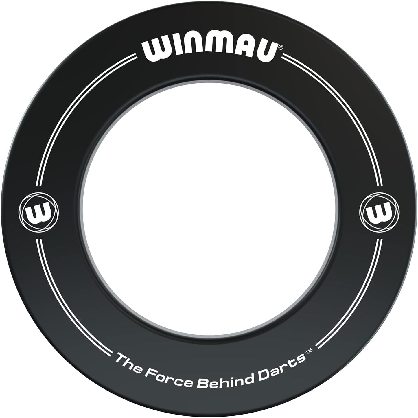 Printed Dart Board Surround Ring – Durable Backboard Wall Protector for Dartboards - Available in White, Black, Red & Blue - Professional Darts Accessories