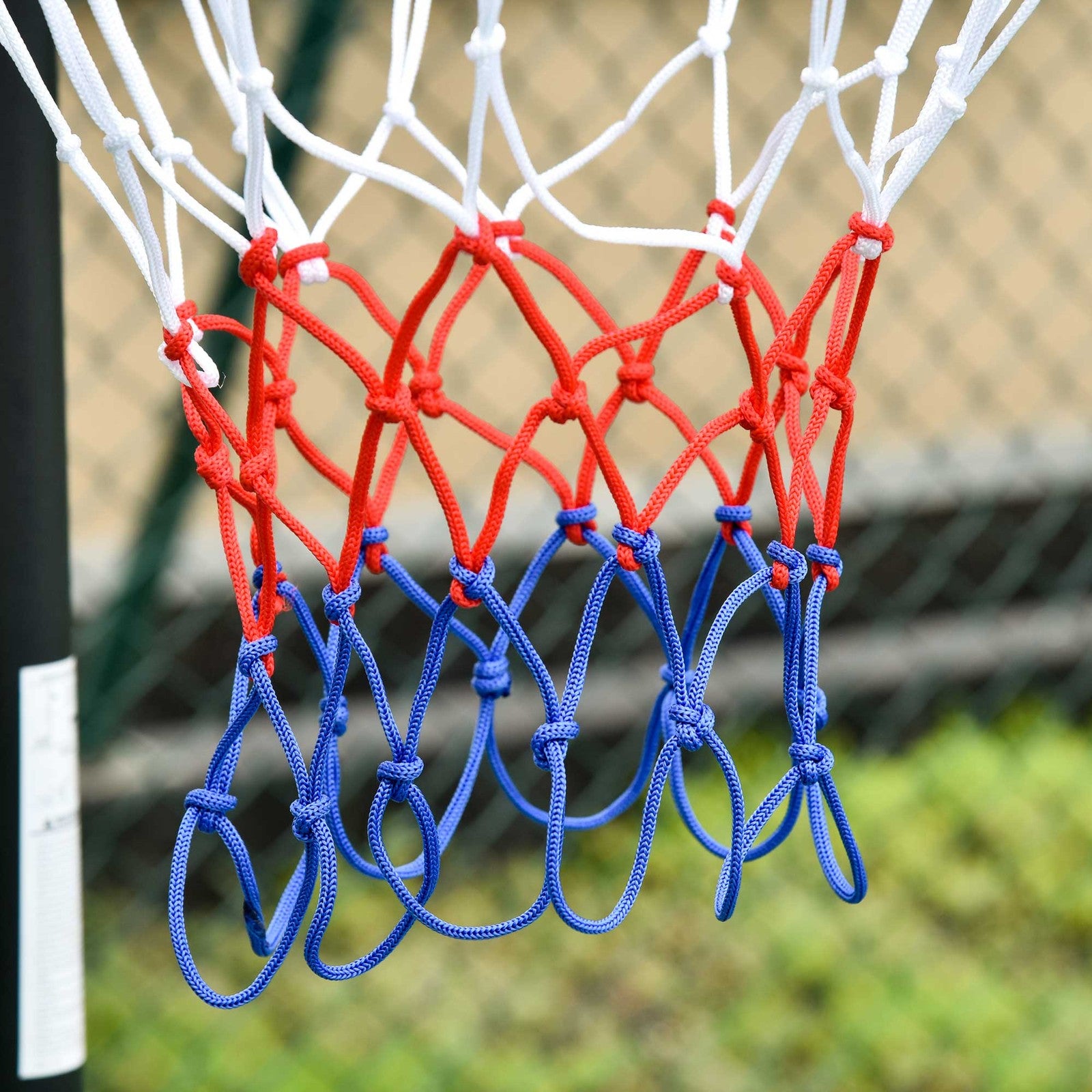 HOMCOM Basketball Stand 160-210Cm Adjustable Height Sturdy Hoop W/ Wheels Base