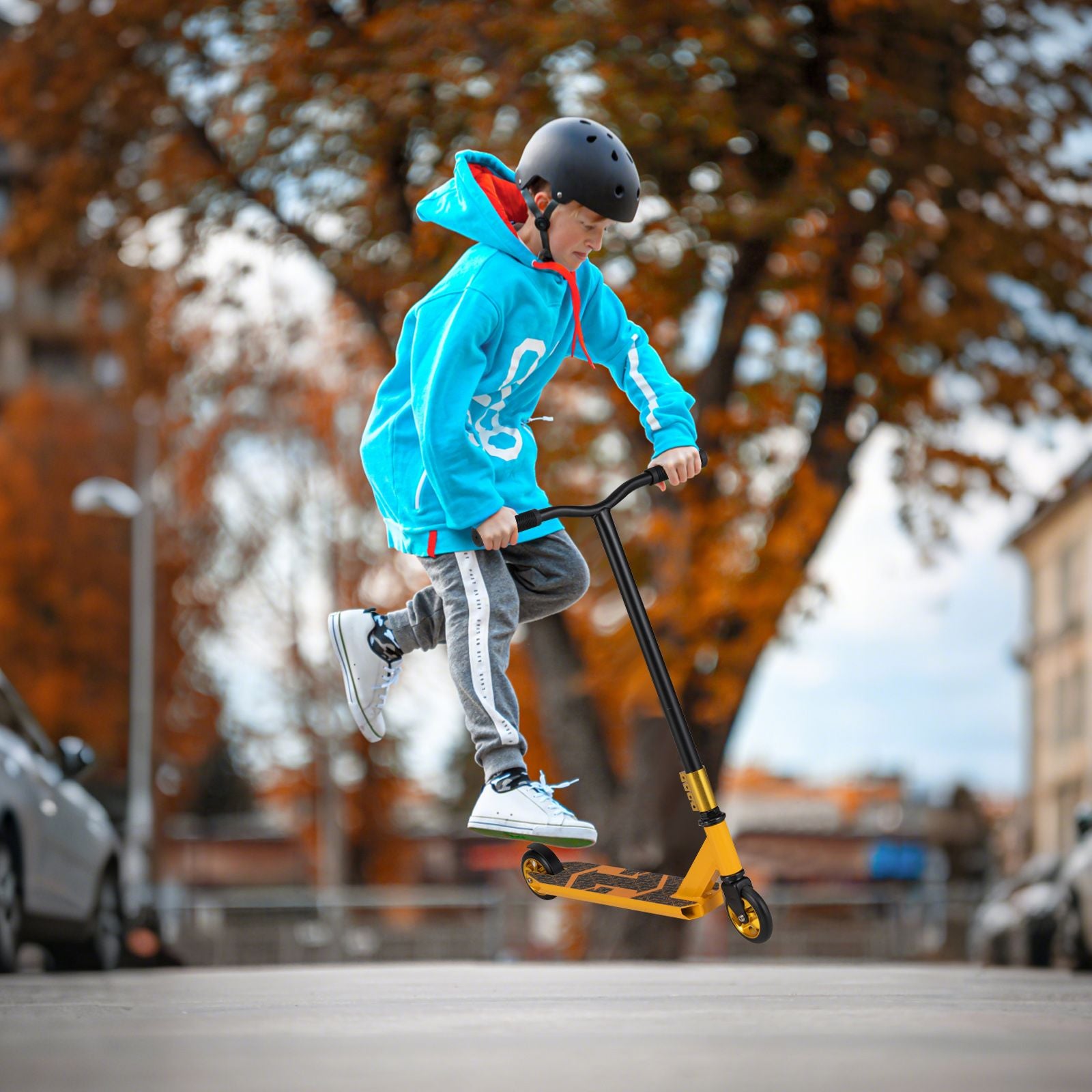 Stunt Scooter Pro Trick Scooter with 2 PU Wheels for Kids